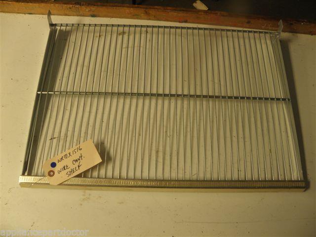 GE REFRIGERATOR WR71X1516 CANT WIRE SHELF USED PART ASSEMBLY FREE SHIPPING GE REFRIGERATOR WR71X1516 CANT WIRE SHELF USED PART ASSEMBLY FREE SHIPPING
